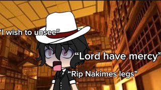 POV: muzan comes and checks up on Nakime and Kokushibo// joke// KokuNaki