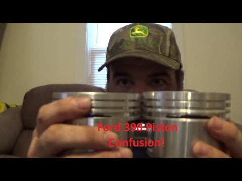 Ford FE 390 piston differences?