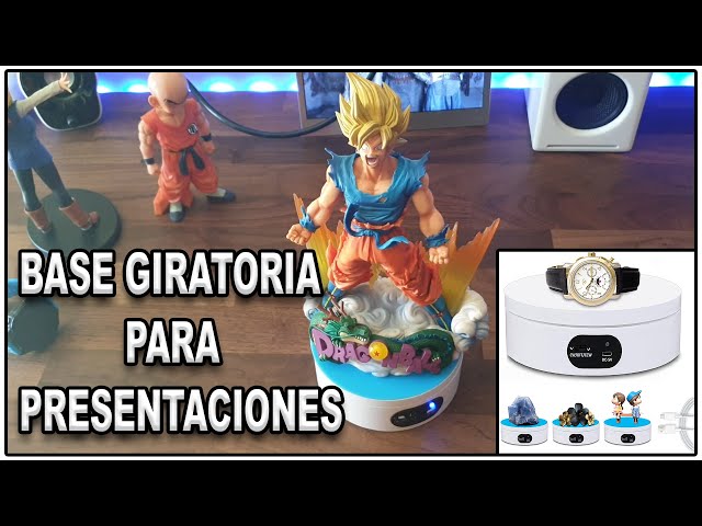 Vídeo relacionado con Mcbazel Mesa giratoria eléctrica para fotografía, Base giratoria eléctrica de 360 Grados, 3KG Plato Giratorio para fotografía, grabación de vídeo, presentaciones de Joyas