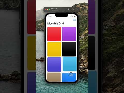 Movable Grids (Drag & Drop) #swiftui thumbnail