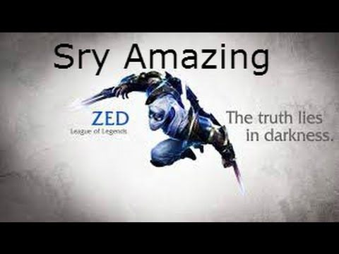 Bjergsen outplaying Amazing with Zed