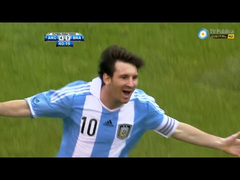 Lionel Messi vs Brazil (Friendly) 2011-12 English Commentary HD 720p