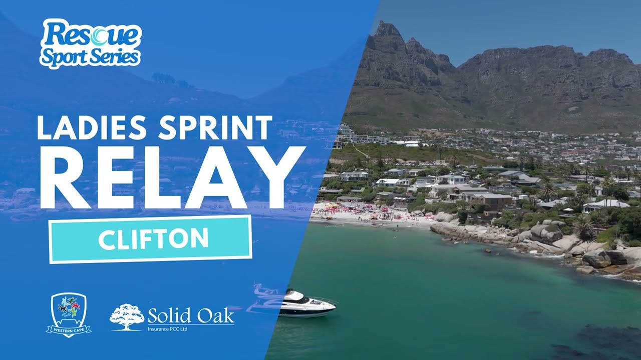 Ladies Beach Sprint Relay | Clifton | Lifesaving Rescue Sport Series | Full Commentary