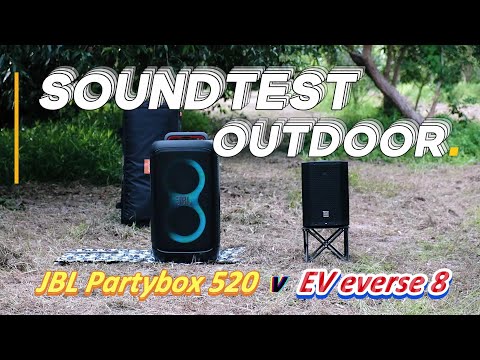 🕪 400W 🕪 JBL Partybox 520 v EV everse 8 | Soundtest | Outdoor🌳
