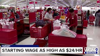 Target to pay workers a starting wage of up to $24 an hour