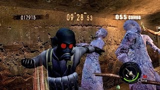 【バイオハザード5】マーセナリーズアンリミテッド クリス（ハンク）フルコンボ Resident Evil 5 Chris(Hunk Mod) Full Combo