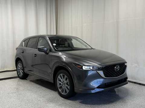 2025 Mazda CX-5 GT AWD in Gray for sale at Park Mazda in Sherwood Park, AB