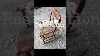 One Chair and a little TLC ✨ #furniturerepair #furniturerestoration #furniturerefinishing