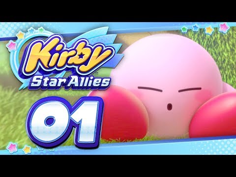 THIS GAME IS SO BEAUTIFUL!! - Kirby Star Allies Gameplay Walkthrough #01 w/ NumbNexus