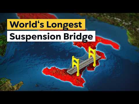 Italy's Insane $12.7B Bridge to Sicily