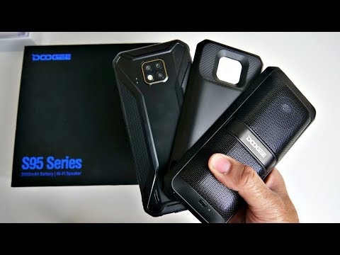 Super Rugged Smartphone Beast | 8650mAh Battery, IP68, Modular | Doogee S95 Pro
