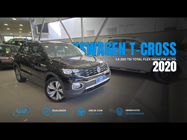 Vídeo VOLKSWAGEN T-CROSS 1.4 250 TSI TOTAL FLEX HIGHLINE AUTOMATICO