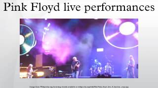 Pink Floyd live performances