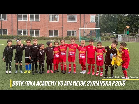 Botkyrka Academy vs Arameisk Syrianska P2019 - Ext Highlights - Top level youth soccer