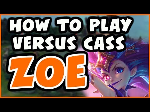 CHALLENGER ZOE shows you HOW TO PLAY VS CASSIOPEIA! - League of Legends
