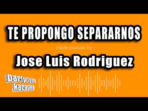 Te propongo - Jose Luis Rodriguez