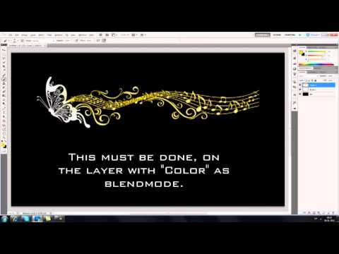 Tutorial Cara Mudah Mewarnai Brush di Photoshop - SENI RUPA