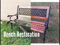 Park Bench Restoration DIY / Woodworking / Relaxed Commentary