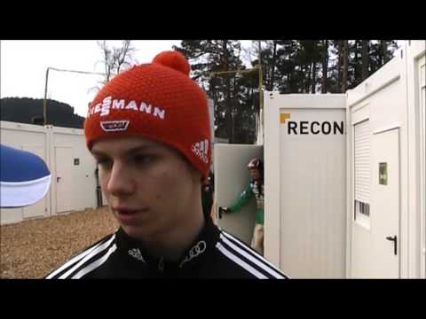 Andreas Wellinger im Interview - Innsbruck 03.01.2013