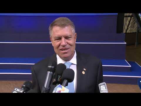 STIRIPESURSE.RO Klaus Iohannis la sosire Consiliu European - 18 octombrie 2018