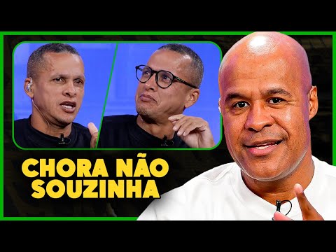 Souza cries live on air due to São Paulo's situation.