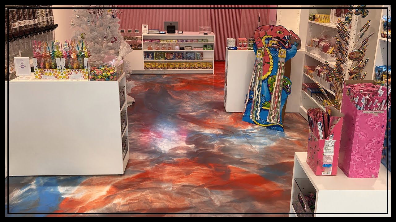 Cotton Candy Epoxy Floor