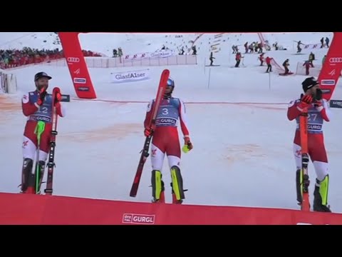 Ski Alpin Men's Slalom Gurgl(AUT) 2.run Highlights 2023