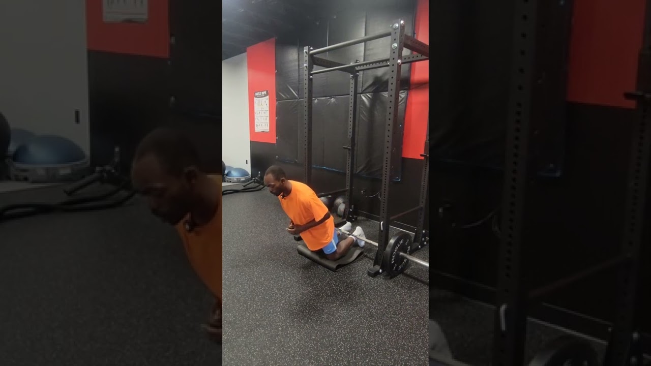 F.S Library - Nordic Hamstring curl ( modified set up )