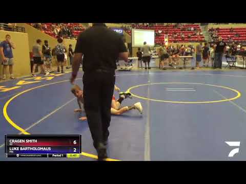 Exhibition 93 Lbs Round 1 - Cragen Smith, KS Vs Luke Bartholomaus, MN 7f94