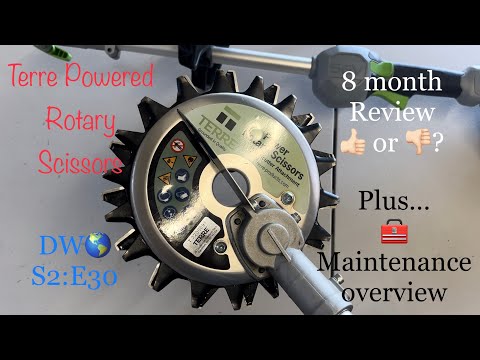 Terre Power Rotary Scissor - 8 Month Review   + Maintenance Tips - Hardcut Update - DW🌎 S2:E30