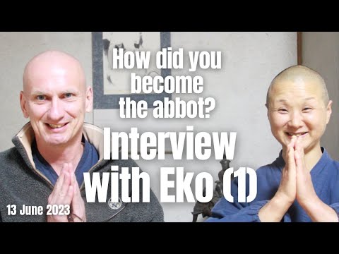 Muho talks with Eko about how she became the abbot of Antaiji (part 1)