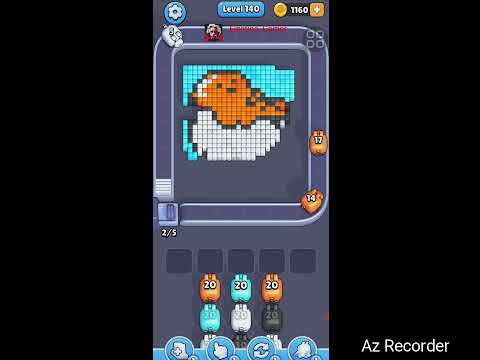 Pixel Flow Level 140 Walkthrough