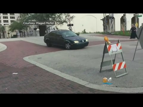 Camera Captures Man Driving Erratically In Ft. Lauderdale