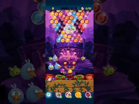 Angry birds pop bubble shooter level 144 3 STARS NO BOOSTER