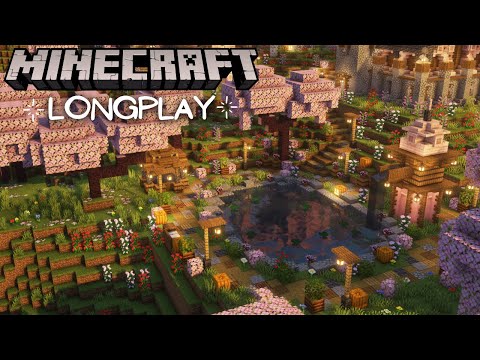 Minecraft Survival, Relaxing Longplay - Cozy Mountain Pond (No Commentary) 1.20 (#10)