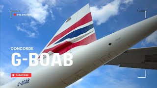 Concorde G-BOAB British Airways Family Day Heathrow Airport 31st May 2025