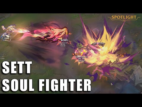 Sett Soul Fighter - Skin Spotlight PREVIA