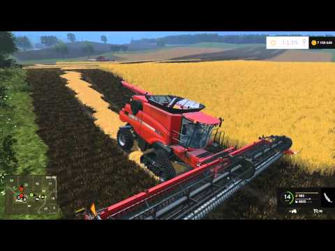 Farming Simulator 15 S5E2 Multiplayer - Koszenie Pszenicy