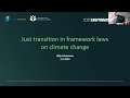 Legislating For Just Transition Comparative Perspectives