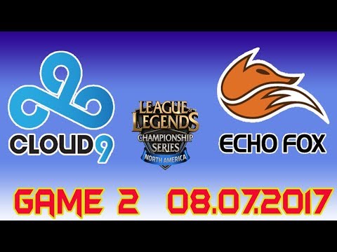 [NA LCS Summer 2017 W9D3] C9 vs FOX Game 2 Highlights | Cloud9 vs Echo Fox
