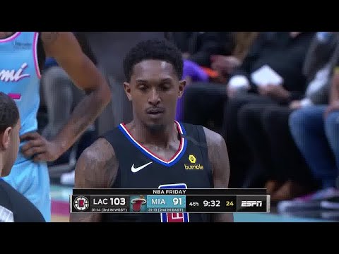 Lou Williams Full Play vs Miami Heat | 01/24/20 | Smart Highlights