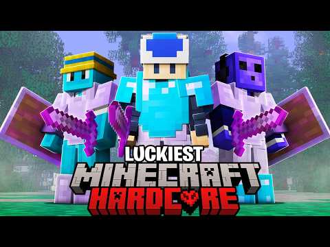 100 Players Simulate Minecraft's LUCKIEST Hunger Games...