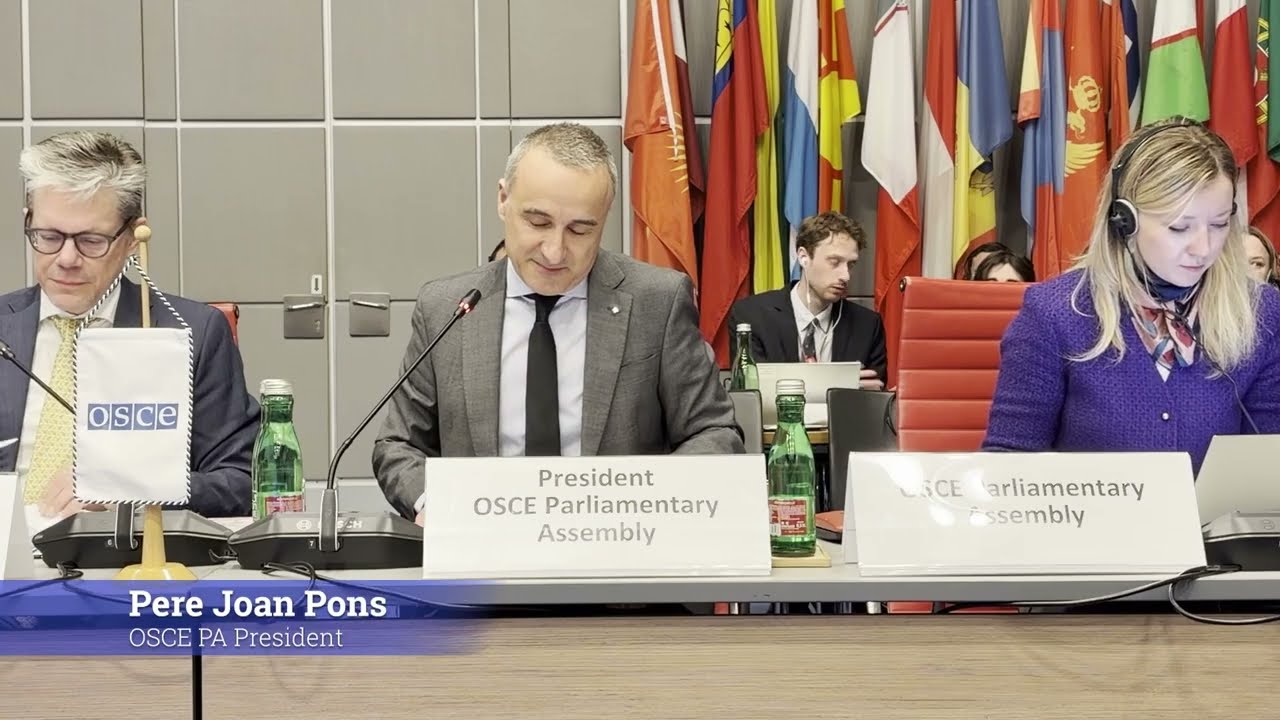 President Pere Joan Pons address to the OSCE Permanent Council, Vienna, 22 January 2026
