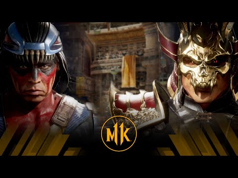 Mortal Kombat 11 - Nightwolf Vs Shao Kahn (Very Hard)