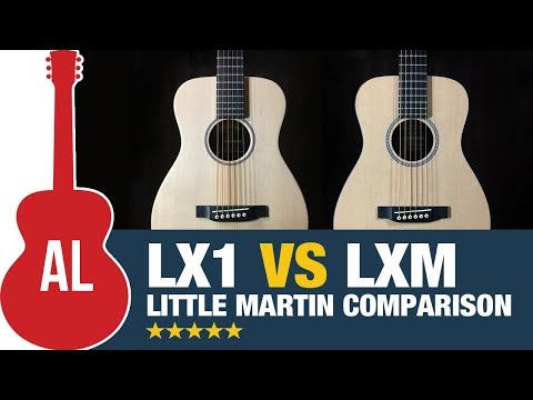 Martin LX1 vs LXM - Laminate vs Solid Wood Comparison