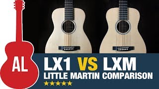 Video thumbnail for Martin LX1 vs LXM - Laminate vs Solid Wood Comparison by Acoustic Letter
