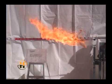 Fire-resistant hydraulic fluids spray