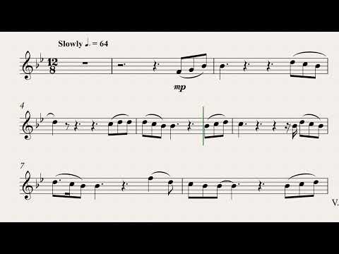 🎶 Perfect – Ed Sheeran | Horn in F Play-Along + Piano Accompaniment 🎼 | Sheet Music