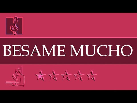 Guitar Mandolin Ukulele Banjo Chords Tutorial - Bésame Mucho (Sheet Music)