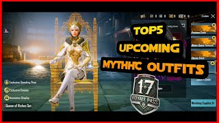 Top 5 Upcoming Mythic Outfits In pubg Mobile 2021 